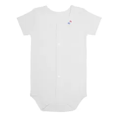 【新品】 [ガロー] 前開き半袖ロンパース フライス ピンク 110 8001931