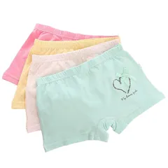 【新品】 [eipatu] 子供用 女の子 パンツ 4枚セット ボクサーパンツ インナー ボクサー キッズ ジュニア 肌着 リボン ガールズ 子供 ショーツ コットン 小学生 保育園 下着 幼稚園 (ドット柄, XL)