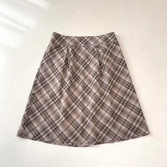 BURBERRY LONDON バーバリーロンドン ノバチェック フレアスカート 40 日本製