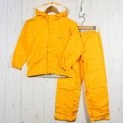 📦️Kid's 130 オレンジ系 Montbell ( モンベル ) クレッパー Crepper ナイロン ウェア セットアップ レインスーツ レインシェル z00053208  レインスーツ レインシェル セットアップ ウェア