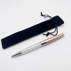 【SWAROVSKI】Swarovski Ballpoint Pen, Black Ink, with Pouch