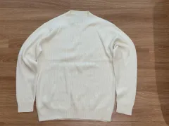 無印良品 白ニット / ストライプニット 2種 XL