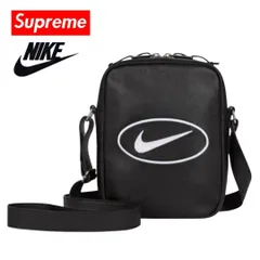 【レア】限定1点のみ Nike x Supreme レザー ショルダーバッグ ブラック Leather Shoulder Bag
