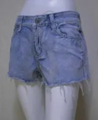 【春夏　ＯＵＴＬＥＴ！】【送料無料！】【熱中症対策、ショートパンツ！】レディス　リーフ　シャドー　ボタニカル柄　デニム　ショート　パンツ＜ビンテージネイビー：Ｓサイズ＞13137【ボタニカル柄】【ショーパン】【デニムショーパン】