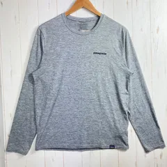 ✉️Men's S グレー系 2020 Patagonia ( パタゴニア ) ロングスリーブ キャプリーン クール デイリー グラフィック シャツ Long-Sleeved Capilene Cool Daily Graphic Shir