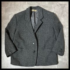 STARTING OVER テーラードジャケット ツイード ショート丈 グレー