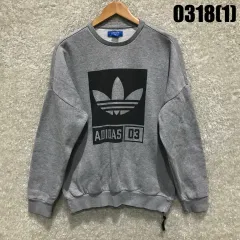 アディダス グレー スウェット Tシャツ m