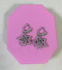 ほぼ新品　スワロフスキー Swarovski Stella ピアス