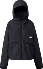 ザ・ノース・フェイス THE NORTH FACE アウトドア ショートコンパクトジャケット レディース アウター シェルジャケット 上着 撥水 軽量 丈短め キャンプ ハイキング 登山 フーディ レジャー 雨の日  NPW22630 K ブラック