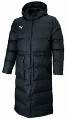 プーマ PUMA サッカー サッカー チームリーガ ロングダウンコート メンズ TEAMLIGA アウター ダウンジャケット ベンチコート グラコン 防寒 部活 練習 トレーニング 男子  657736 03 PUMABLACK