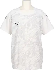 プーマ PUMA サッカー TEAMFINAL グラフィック ゲームシャツ JR ジュニア 子ども キッズ 半袖Tシャツ トップス 小学生 中学生 部活 クラブ活動 筋トレ 着替え  707335 04 PUMAWHITE