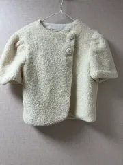 フリース半袖ジャケット