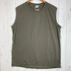 📦️Unisex XL グリーン系 Bring ( ブリング ) ドライコットニー スリーブレス Tシャツ DRYCOTTONY Sleeveless T-shirt Khaki ポリエステル ウェア トップス インナー シャツ タンクトップ ノ