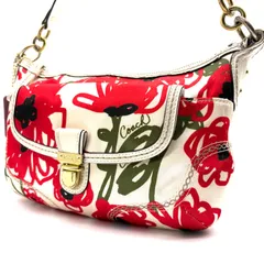 COACH y2k poppy oneshoulderbag コーチ ポピー ワンショルダーバッグ フローラルプリント 型番22441 ターンロック レディース ストラップ付き
