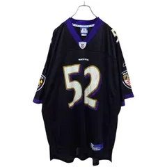 【Reebok】NFL Ravens フットボールゲームシャツ A-3727