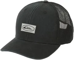クイックシルバー メンズ アクセサリー 帽子 Quiksilver Mens Forever Trucker Hat Black ブラック