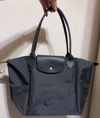 ロンシャンル プリアージュトートバッグ オールブラック  S M L サイズ