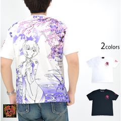 完売品【EVANGELION×錦】 綾波レイ 富士桜半袖TシャツLサイズ - メルカリ