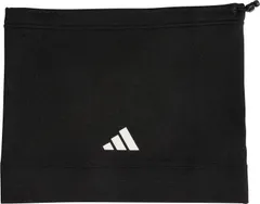 アディダス adidas サッカー ティロ フリース ネックウォーマー フットボール 裏起毛 ドローコード 調節可能 寒さ対策 暖かい ドライ 練習 試合 部活動 クラブ サークル スクール  CV222 JY7997 ブラック/ホワイト