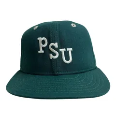 【キャップ/帽子】アメリカ製　USA製 90s NEWERA (ニューエラ) ペンシルベニア州立大学　ヴィンテージキャップ　カレッジロゴ　刺繍ロゴ　グリーン　緑