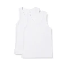 【新品】 [キャッチ] 男の子用タンクトップ 2枚組 綿100% オールシーズン インナー 下着 ホワイト 120