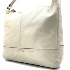 COACH y2k park leather hobo oneshoulderbag コーチ パークレザーホーボーワンショルダーバッグ 型番F23293 シボ感 A4収納可能 アイボリーオフホワイト 男女兼用