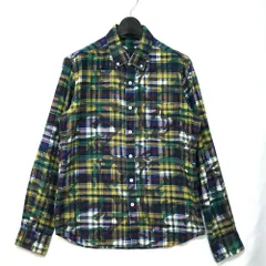 SOPHNET. ソフネット CAMOUFLAGE OVER PRINT FLANNEL CHECK B.D SHIRT カモフラ オーバープリント フランネル チェック シャツ マルチカラー Sサイズ SOPH-134067