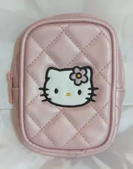 サンリオ/デアゴスティーニ ハローキティ なつかしのアイテムコレクション No.4 ピンクキルトポーチ 2021年