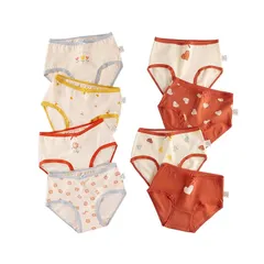 【新品】 [Hapipana] 女の子 ブリーフ パンツ 8点セット 女児 キッズ ショーツ 下着 綿 レース 通気 ショーツ 子供服 短パン ガールズ ジュニア 幼児 小学生 ユニコーン ライクラ 100 110 120 130 140 150 160 (ハ