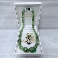 【極美品】翡翠 ヒスイ ネックレス ブローチ セット / 大粒 希少品 １点のみ