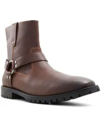 アルド メンズ シューズ ブーツ・レインブーツ アンクル レザー ALDO Mens Brewster Leather Ankle Boots Bordoのサムネイル
