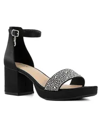 ジューシークチュール レディース シューズ サンダル プラットフォーム Juicy Couture Womens Nelly Rhinestone TwoPiece Platform Dressandのサムネイル
