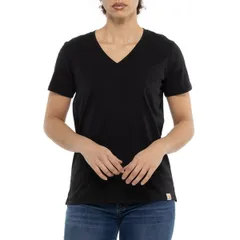 カーハート レディース トップス シャツ リラックスフィット Vネック Carhartt 105739 Relaxed Fit Lightweight VNeck TShirt Short Sleeve Black ブラック