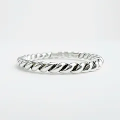 極美品 ティファニー ツイスト リング 12号 付属品付 TIFFANY&CO. SV 925