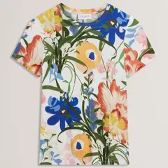 テッドベーカー レディース トップス Tシャツ Ted Baker Ted AOP Tee Ld63 White ホワイトのサムネイル