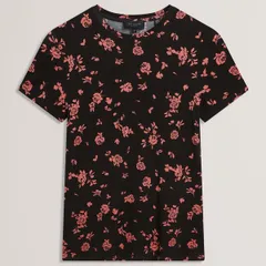 テッドベーカー レディース トップス Tシャツ Ted Baker Ted AOP Tee Ld63 Black ブラックのサムネイル