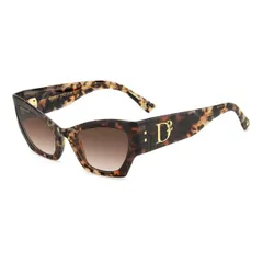ディースクエアード レディース アクセサリー サングラス・アイウェア DSquared2 Womens Cat Eye Round Sunglasses Grey Havana グレーのサムネイル
