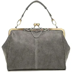 【新品】 ハンド バック ショルダー 2WAY レディース レザー 調 レトロ バッグ カバン がま口 4カラー ブラック 黒 茶 色 ポーチ ポシェット 肩掛け 革 おしゃれ オシャレ かわいい カワイイ ガマ 口 ショルダー ピンク ブルー グリーン  0