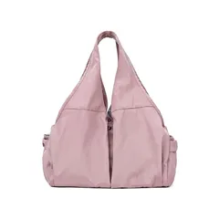 【新品】 [SpringSwalloow] [スプリングスワロー] マザーズバッグ トートバッグ ナイロン 軽量 大容量 手提げ 2way メンズ 防水 かわいい かたかけ カジュアル トート おしゃれ ファスナー a4サイズ (ラベンダー)