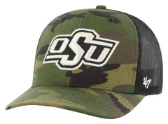 フォーティーセブン メンズ アクセサリー 帽子 47 Adult Oklahoma State Cowboys Camo Adjustable Trucker Hat NoColor
