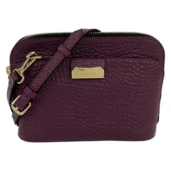 BURBERRY/Burberry(バーバリー) ショルダーバッグ - パープル ストラップ着脱可 レザー