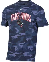 アンダーアーマー メンズ トップス Tシャツ Under Armour Mens Rocket City Trash Pandas Navy Camo Performance TShirt NoColor ネイビー