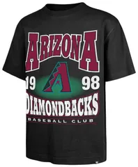 フォーティーセブン レディース トップス Tシャツ 47 Adult Arizona Diamondbacks Black Rockem Foundation TShirt NoColor ブラック
