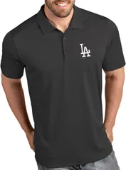 アンティグア メンズ トップス ポロシャツ Antigua Mens Los Angeles Dodgers Tribute Grey Performance Polo NoColor グレー