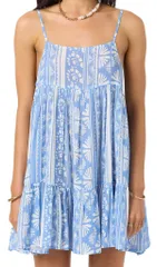 オニール レディース トップス ワンピース プリント ミニ ONeill Womensaltwater Essentials Rilee Print Mini Dress Azurineのサムネイル