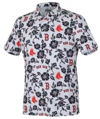 レインスプーナー メンズ トップス ポロシャツ Reyn Spooner Mens Boston Red Sox White Gameday Pua Polo NoColor ホワイトのサムネイル
