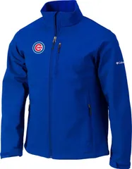 コロンビア メンズ アウター ジャケット・ブルゾン Columbia Mens Chicago Cubs Blue Ascender FullZip Softshell Jacket NoColor ブルー