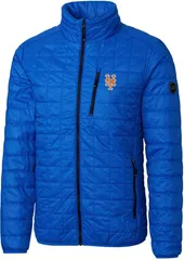カッターアンドバック メンズ アウター ジャケット・ブルゾン Cutter Buck Mens New York Mets Eco Insulated Full Zipuffer Jacket NoColor