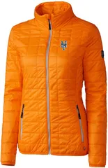カッターアンドバック レディース アウター ジャケット・ブルゾン Cutter Buck Womens New York Mets Eco Insulated Full Zipuffer Jacket NoColor