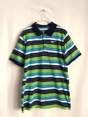ナイキ ドライフィット ストライプ ポロ 半袖 カラーTシャツ